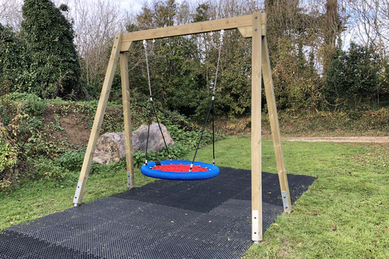 Customized Sizes 100cm Swing Net Bird Nest Swing For Children Playground