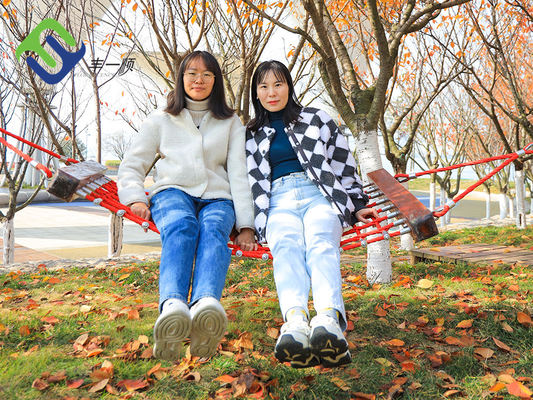 4 Strand Polyester Combination Rope Hammock 2*1.2m For Kids Outdoor Playground