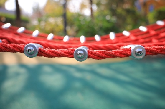 Hanging Rope Playground Hammock Swing Customized For Children