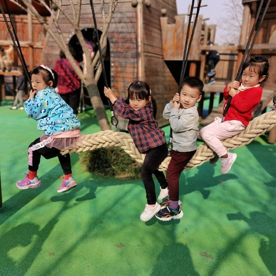 Rope Swing Suspension Rope Bridge 120mm Outdoor Playground Equipment