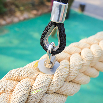 Children Suspension Hanging Rope Bridge UV Stabilized For Playground