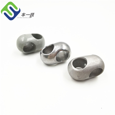 Silver Rope Cross Playground Rope Connector Aluminium 16mm 34g