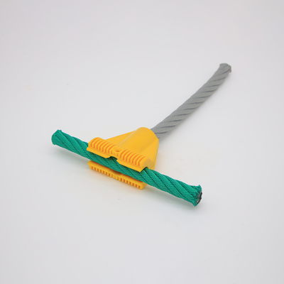 PA6 Plastic T Playground Rope Connector 16mm Colored For Climbing Net