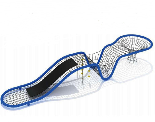 Kids Playground Climbing Net Commercial Outdoor Triangle Rope Scramble Net