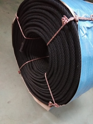 4 Or 6 Strand Twisted Polyester Steel Wire Core Combination Rope For Hammock Swing