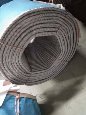 4 Or 6 Strand Twisted Polyester Steel Wire Core Combination Rope For Hammock Swing