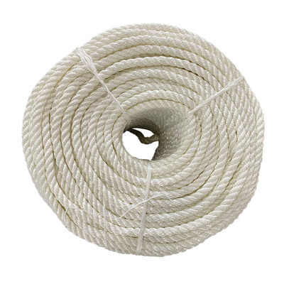 3 Strand Polyamide Nylon Twisted Rope With White Color