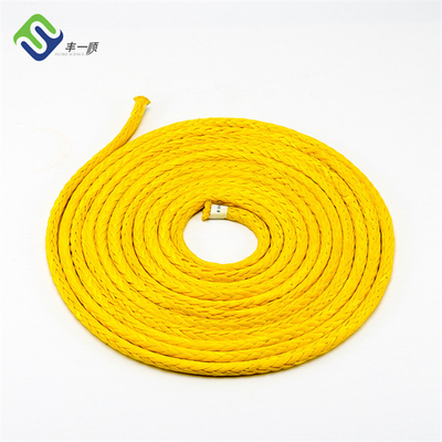 High Strength 12 Strand HMPE Spliced Rope For Industrial Leisure Marine Military Mining