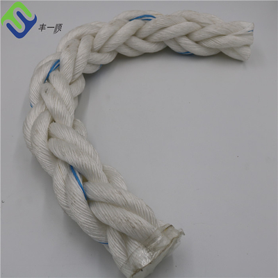White Color 8 Strand PP Rope Polypropylene Hawser PP Mooring Ropes