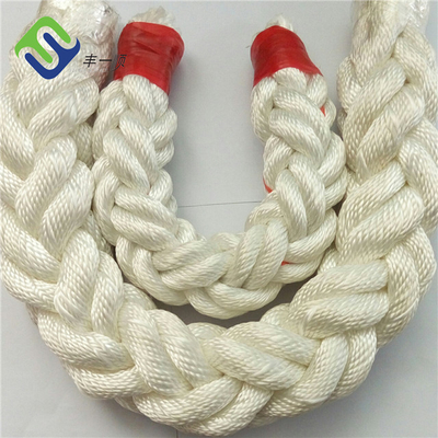 Cordage Nylon Braided 8 Strand Rope For Marine Mooring Application