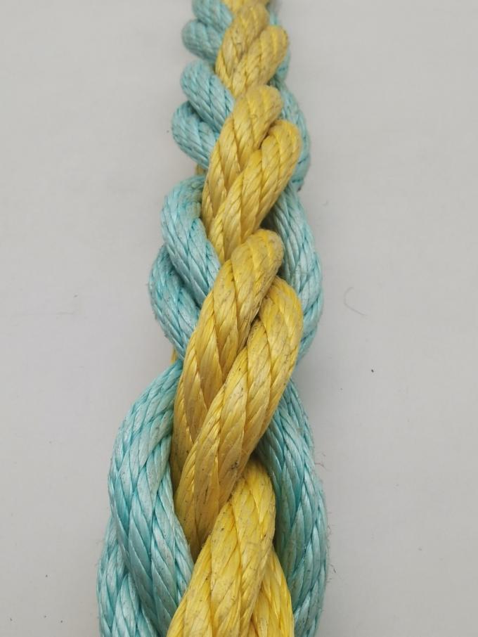 8 Strand Square Deep Sea Marine Polypropylene Rope 48mm With High Strength