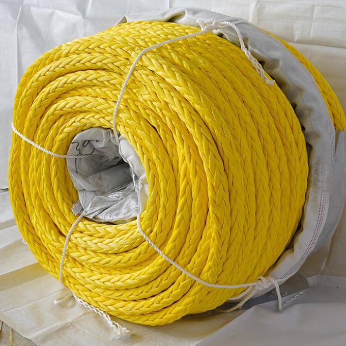 Unwided Rope 48mmx500m 12 Strand Braided Uhmwpe Rope With High MBL Made In China