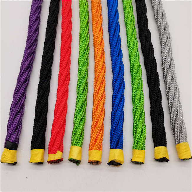 4 Strand Polyester Combination Rope UV stabilized With Steel Core