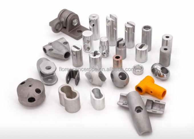 Crossed Wire Playground Rope Connector Parallel 16mm Aluminium