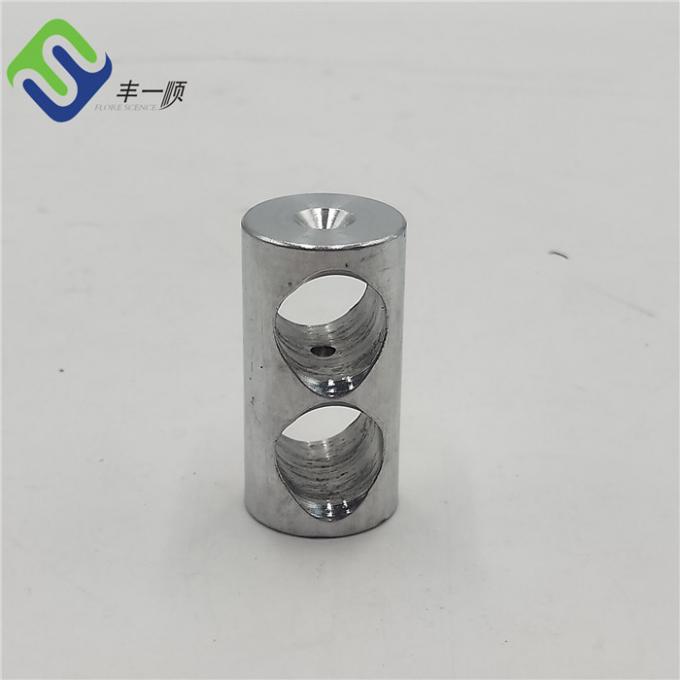 Crossed Wire Playground Rope Connector Parallel 16mm Aluminium